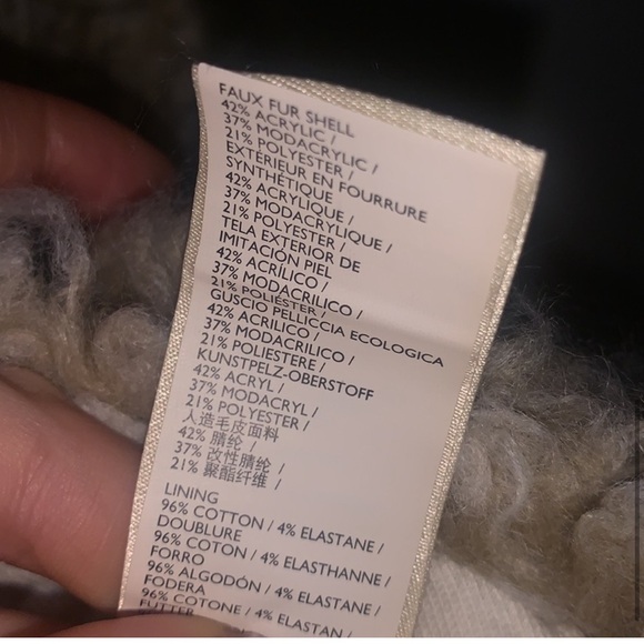 Anthropologie Sherpa faux fur jacket - Picture 6 of 9